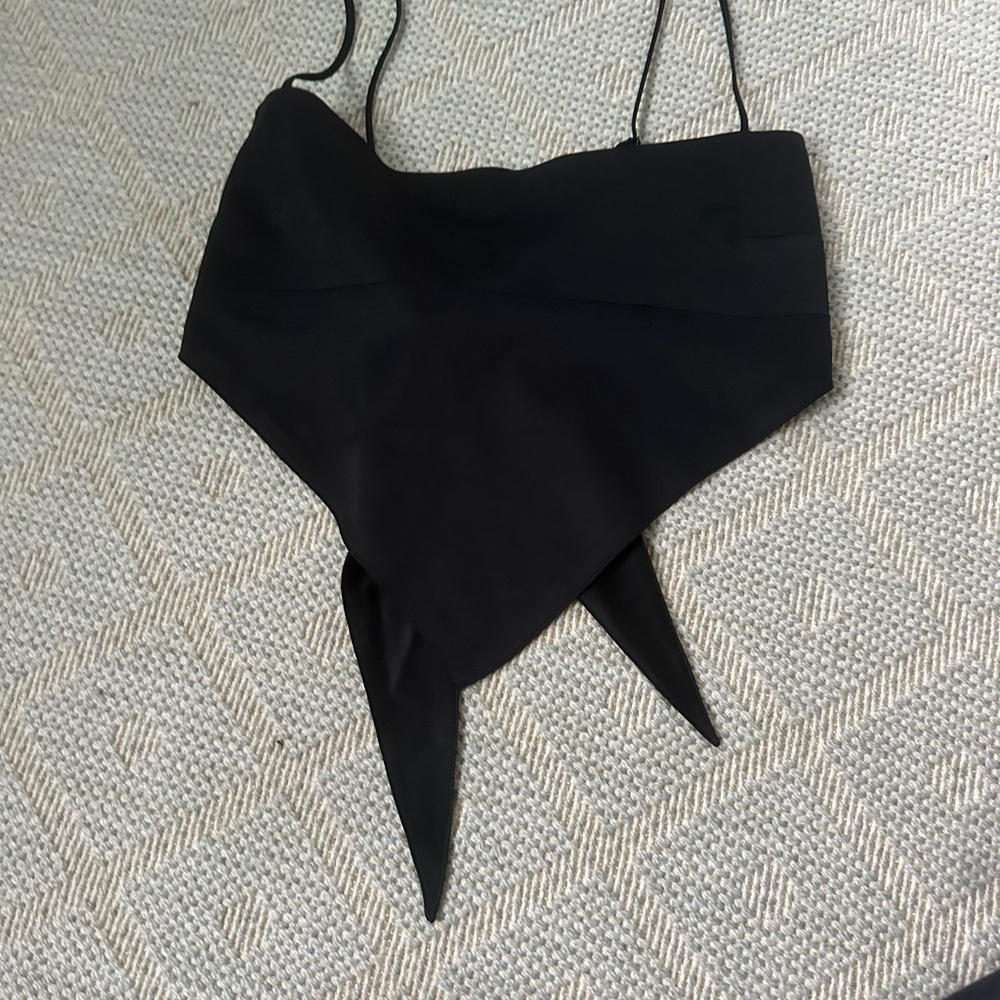 Danielle Bernstein WeWoreWhat Bandana Scarf Top